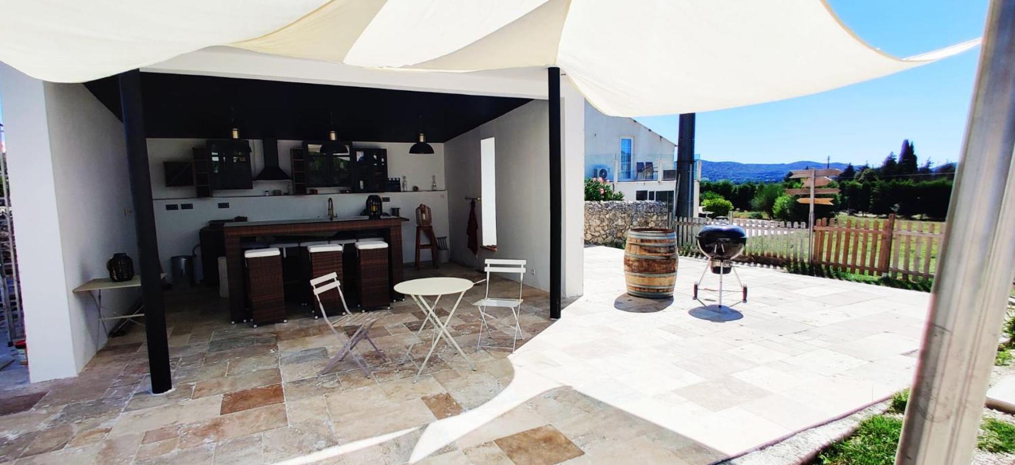 Chambre Cosy Avec Terrasse Sur La Colline Boisee, Parking Prive, Jardin, Calme, Climatisation, 10 Mn Pont Du Gard Num7 Rochefort-du-Gard Luaran gambar